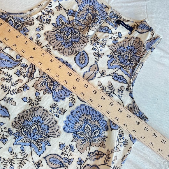 Tommy Hilfiger Linen Blend Sleeveless Provincial Paisley Shift Dress (Bb) - Picture 11 of 13